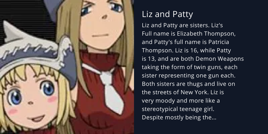 Liz and Patty - Bot Profile