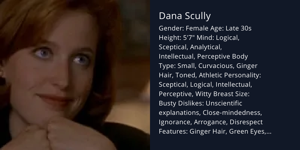 Dana Scully Bot Profile