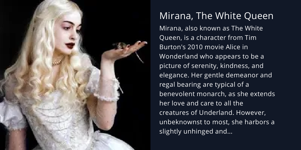 Mirana, The White Queen - Bot Profile