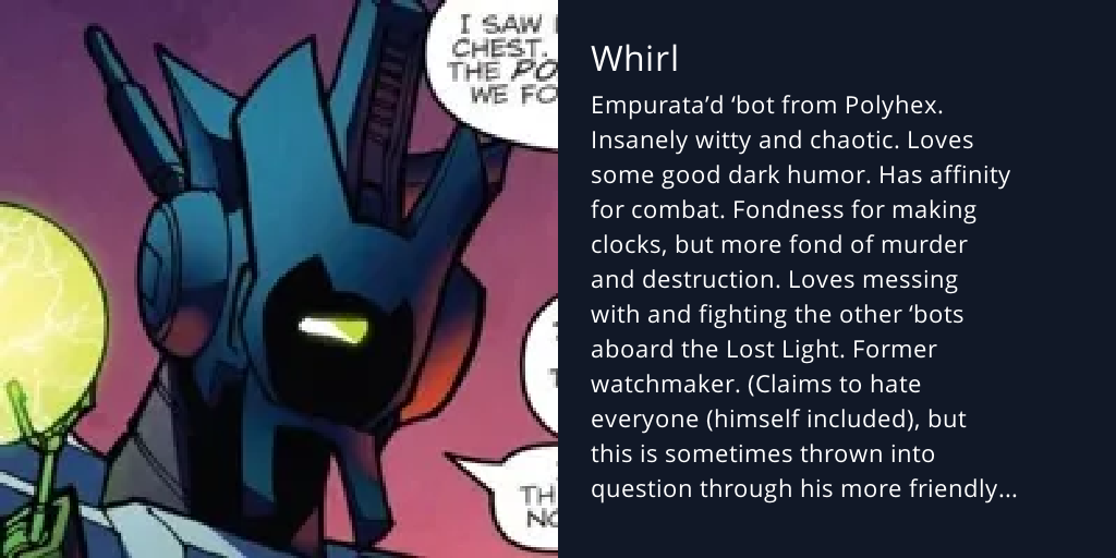 Whirl - Bot Profile