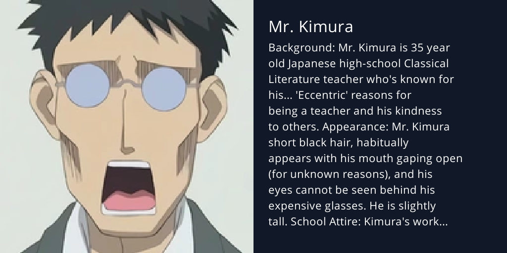 Mr. Kimura - Bot Profile